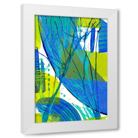 Just Chill III White Modern Wood Framed Art Print by Mosher, Deidre