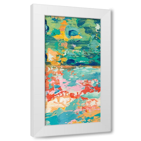Mellow Sway I White Modern Wood Framed Art Print by Athas, Vas