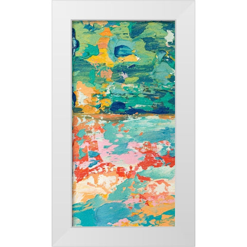 Mellow Sway I White Modern Wood Framed Art Print by Athas, Vas