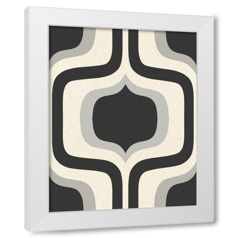 Interior White Modern Wood Framed Art Print by Piddix