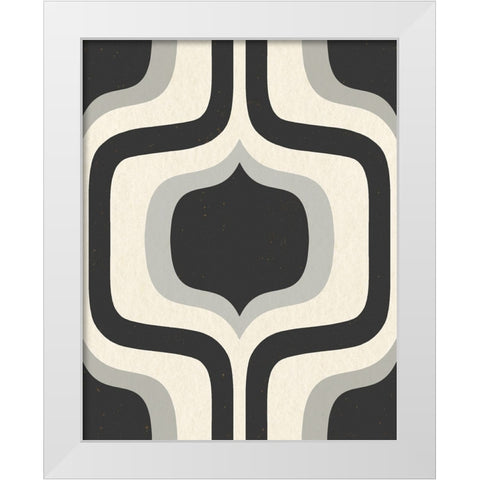 Interior White Modern Wood Framed Art Print by Piddix