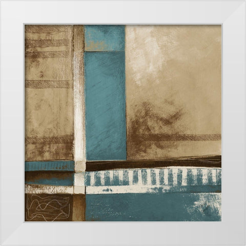 Simplicity I White Modern Wood Framed Art Print by Loreth, Lanie