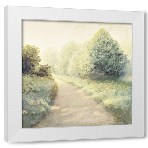 New Light Summer Road I White Modern Wood Framed Art Print by Marcon, Michael
