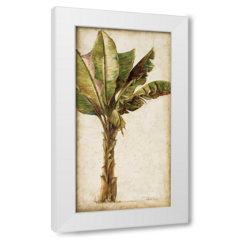 Tropic Banana I White Modern Wood Framed Art Print by Pinto, Patricia