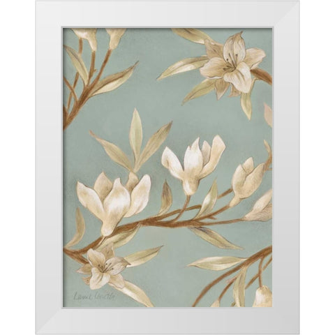 Serene Beauty I White Modern Wood Framed Art Print by Loreth, Lanie