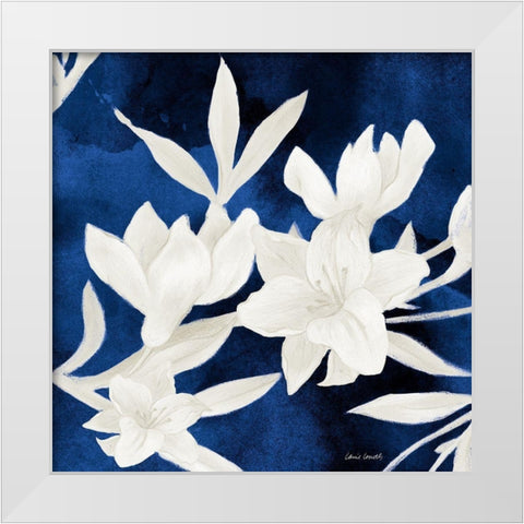 Soft Lilies Dreams I White Modern Wood Framed Art Print by Loreth, Lanie