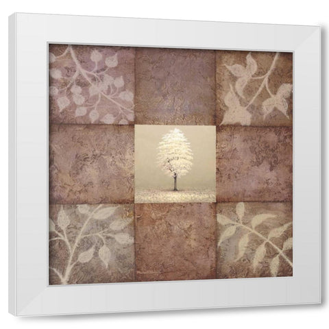 Gentle Radiance II White Modern Wood Framed Art Print by Marcon, Michael