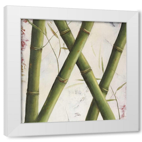 Bambosa Guadua I White Modern Wood Framed Art Print by Pinto, Patricia