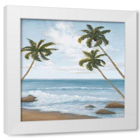 Atlantic II White Modern Wood Framed Art Print by Marcon, Michael