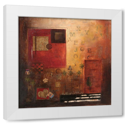 Nueva Era II White Modern Wood Framed Art Print by Pinto, Patricia