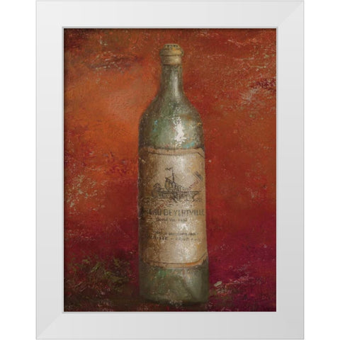 Serie Vino II White Modern Wood Framed Art Print by Pinto, Patricia