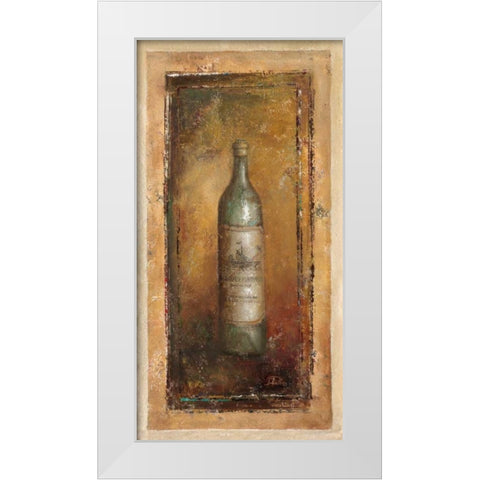 Serie Vino II White Modern Wood Framed Art Print by Pinto, Patricia