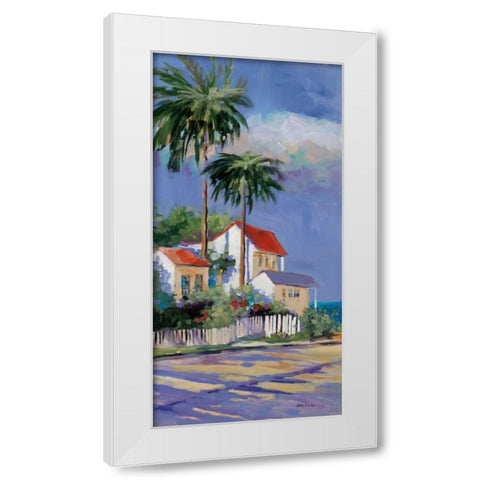 Key West I White Modern Wood Framed Art Print by Slivka, Jane
