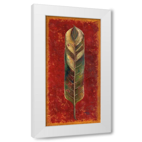 Caliente I White Modern Wood Framed Art Print by Pinto, Patricia