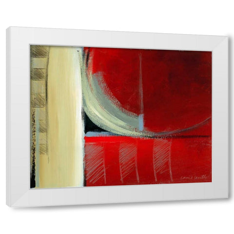 Spontaneous II White Modern Wood Framed Art Print by Loreth, Lanie