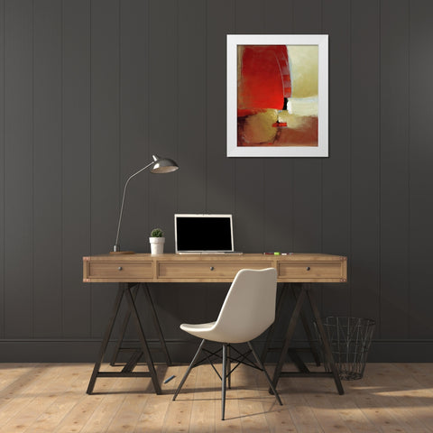 Canyon Light I White Modern Wood Framed Art Print by Loreth, Lanie