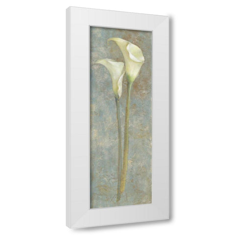 Calla Lily II White Modern Wood Framed Art Print by Loreth, Lanie