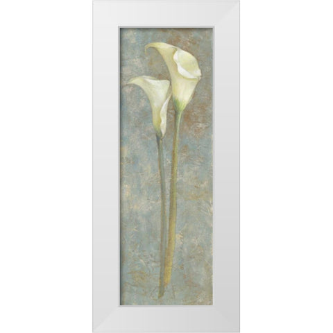 Calla Lily II White Modern Wood Framed Art Print by Loreth, Lanie