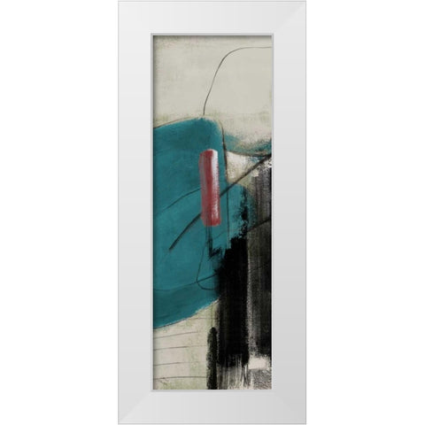 Night in the City II White Modern Wood Framed Art Print by Loreth, Lanie