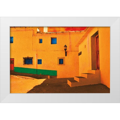 Las Alpujarras Spain White Modern Wood Framed Art Print by Mabat, Ynon