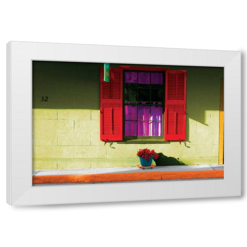 St. Augustine I White Modern Wood Framed Art Print by Mabat, Ynon