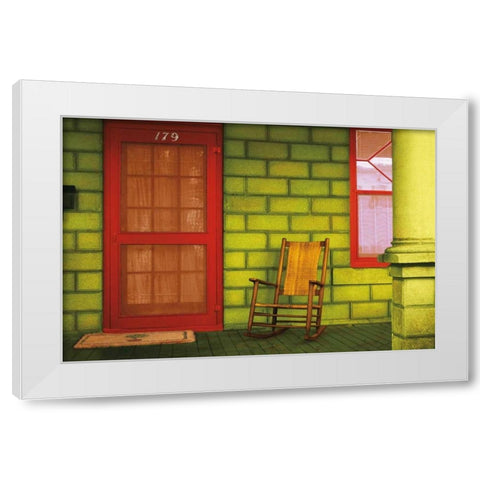 St. Augustine II White Modern Wood Framed Art Print by Mabat, Ynon