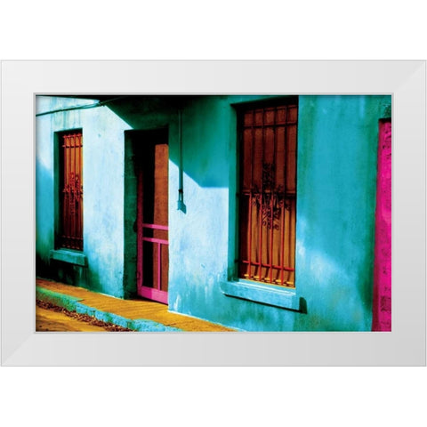 St. Augustine III White Modern Wood Framed Art Print by Mabat, Ynon