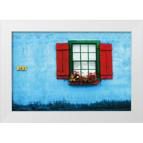 St. Augustine IV White Modern Wood Framed Art Print by Mabat, Ynon