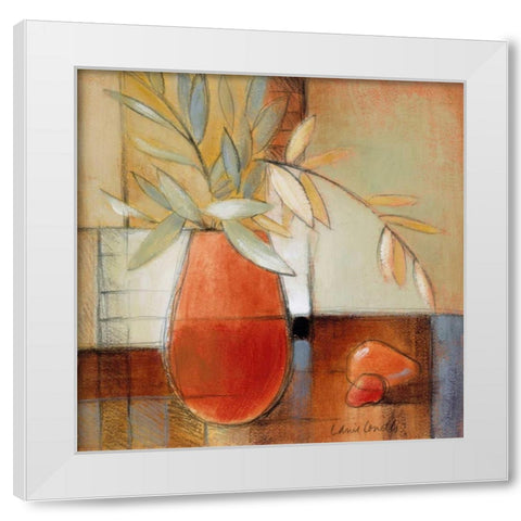 Afternoon Bamboo Leaves II White Modern Wood Framed Art Print by Loreth, Lanie