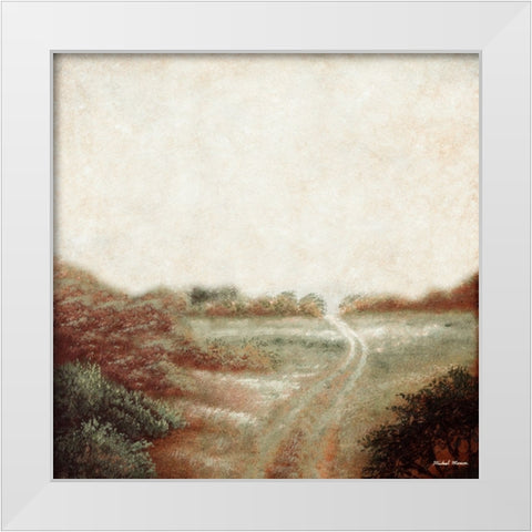 Ethereal Field White Modern Wood Framed Art Print by Marcon, Michael
