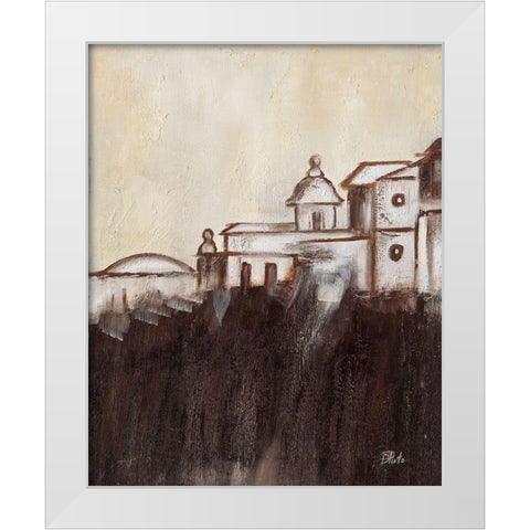 Old Cartagena I White Modern Wood Framed Art Print by Pinto, Patricia