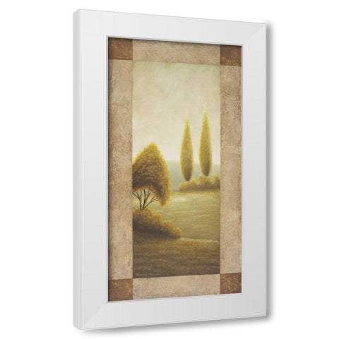 Beyond Elgin I White Modern Wood Framed Art Print by Marcon, Michael