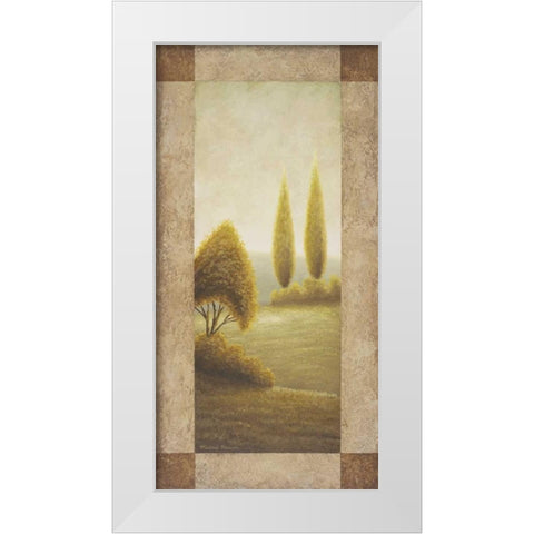 Beyond Elgin I White Modern Wood Framed Art Print by Marcon, Michael
