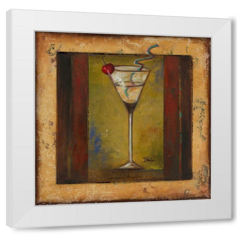 Coctelito III White Modern Wood Framed Art Print by Pinto, Patricia