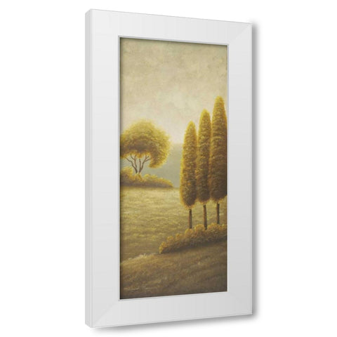Beyond Elgin II White Modern Wood Framed Art Print by Marcon, Michael