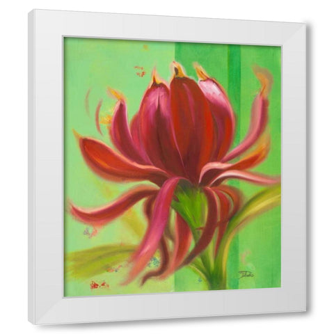 Exotica I White Modern Wood Framed Art Print by Pinto, Patricia