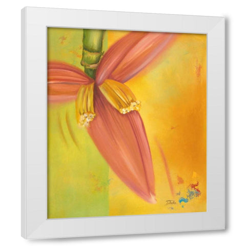 Exotica II White Modern Wood Framed Art Print by Pinto, Patricia