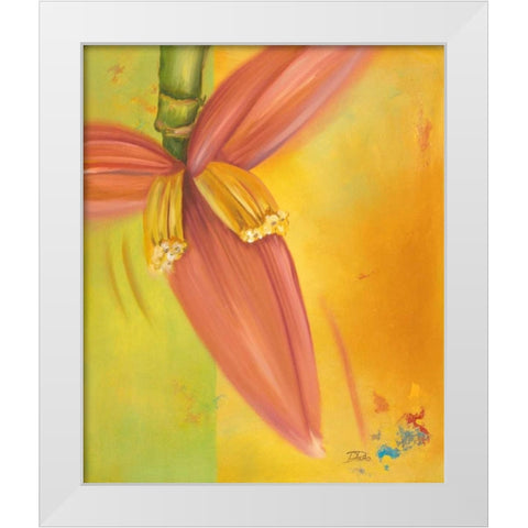 Exotica II White Modern Wood Framed Art Print by Pinto, Patricia