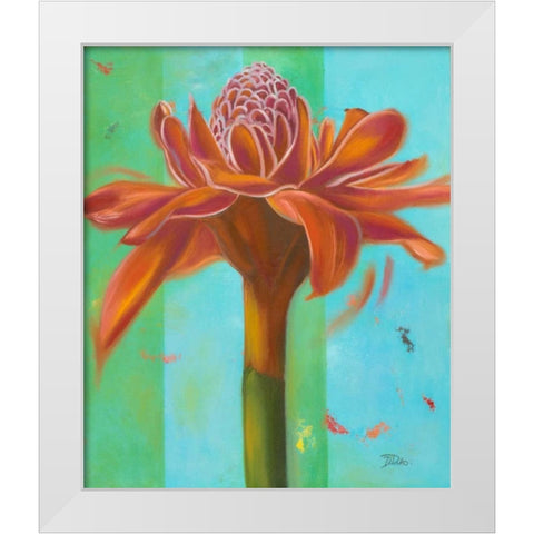 Exotica III White Modern Wood Framed Art Print by Pinto, Patricia