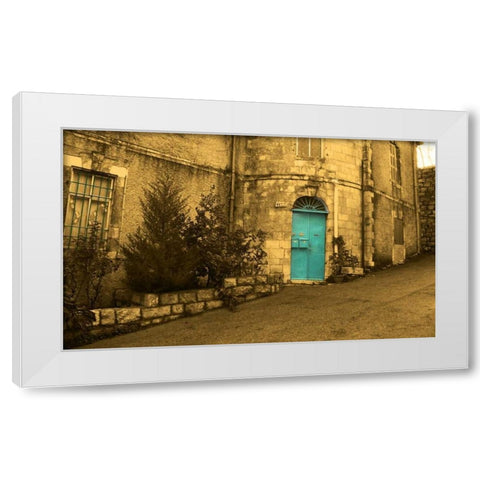 Jerusalem II White Modern Wood Framed Art Print by Mabat, Ynon