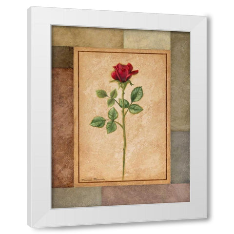Changing Colors I White Modern Wood Framed Art Print by Marcon, Michael