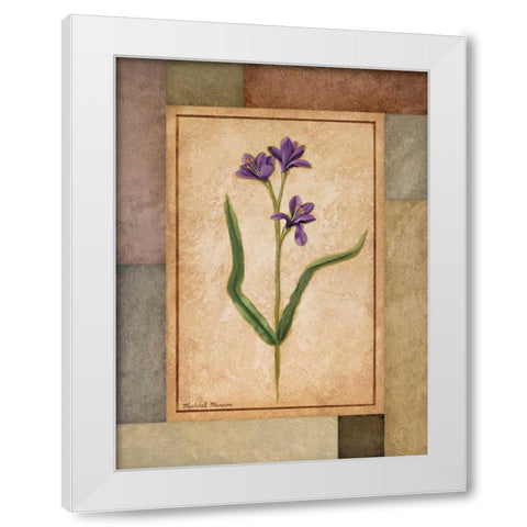 Changing Colors II White Modern Wood Framed Art Print by Marcon, Michael
