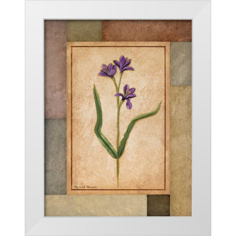 Changing Colors II White Modern Wood Framed Art Print by Marcon, Michael