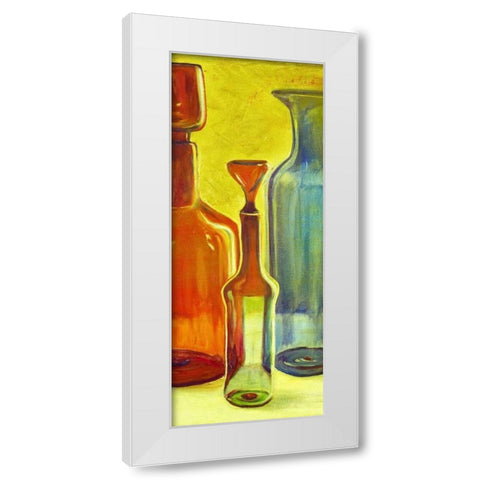 Murano Glass Panel I White Modern Wood Framed Art Print by Pinto, Patricia