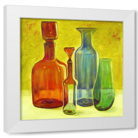 Murano Glass II White Modern Wood Framed Art Print by Pinto, Patricia