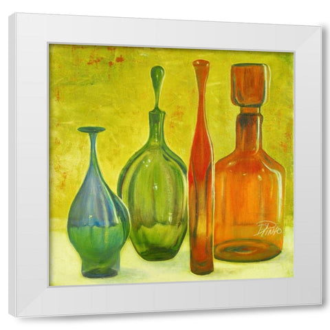 Murano Glass III White Modern Wood Framed Art Print by Pinto, Patricia