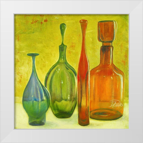 Murano Glass III White Modern Wood Framed Art Print by Pinto, Patricia