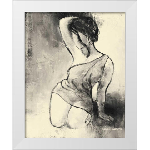 Figurative Woman II White Modern Wood Framed Art Print by Loreth, Lanie
