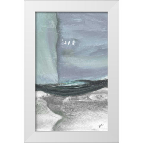 Glass Abstract II White Modern Wood Framed Art Print by Pinto, Patricia