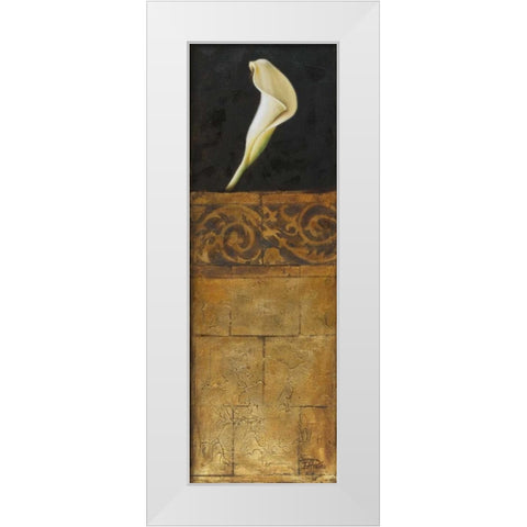 The Perfect Touch I White Modern Wood Framed Art Print by Pinto, Patricia